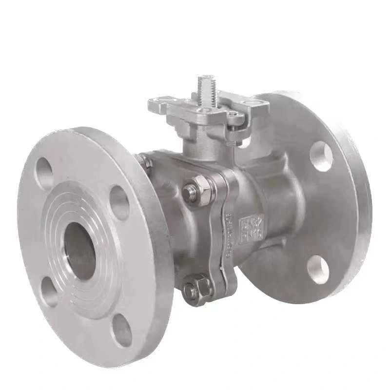 Wenzhou Full Bore Industry Casting Class150/Pn16 Stainless Steel Flange Ball Valves with ISO 5211 Direct Mounted Pad