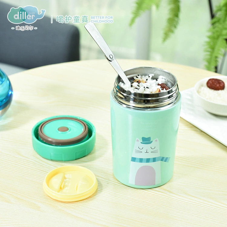 Double Wall Stainless Steel Thermal Children Kids Food Flask Children