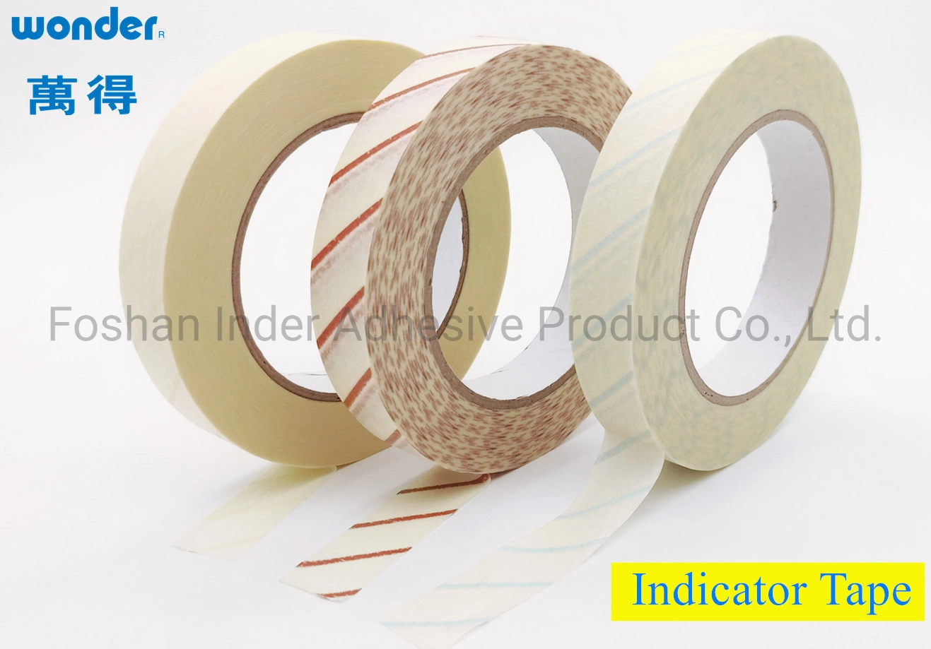 Autoclave Indicator Self Adhesive Tape for Sterilization Process- Wonder Brand