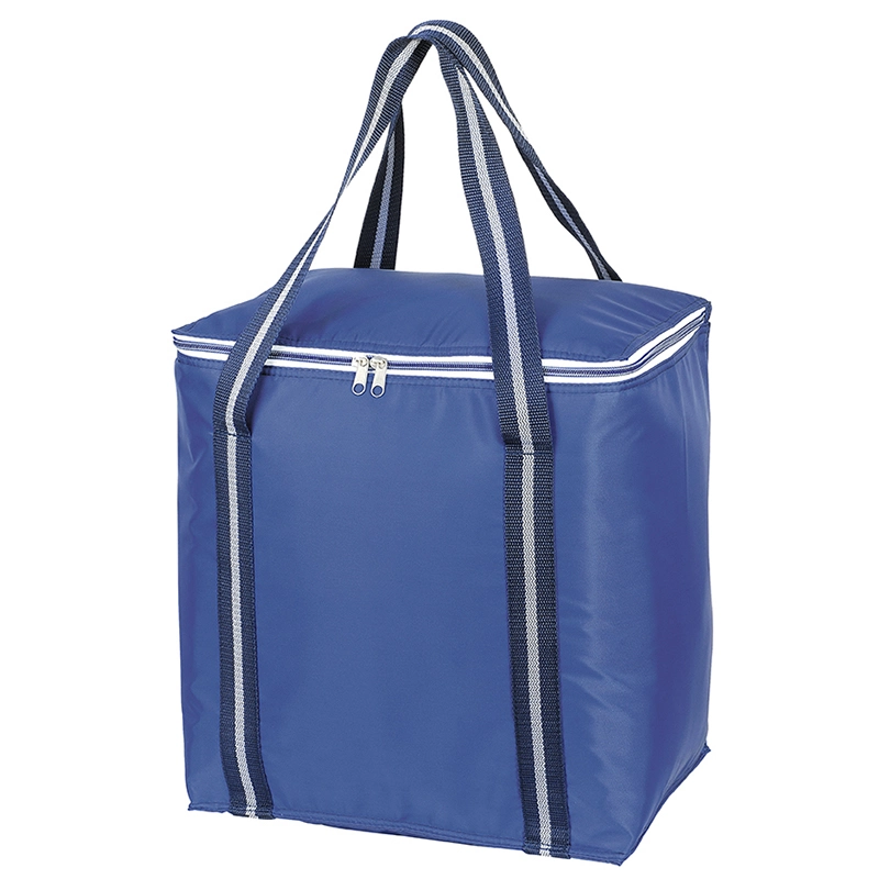 Wholesale Custom Cheap Polyester Thermal Aluminum Foil Cooler Bag Freezable Insulated Lunch Tote Bag