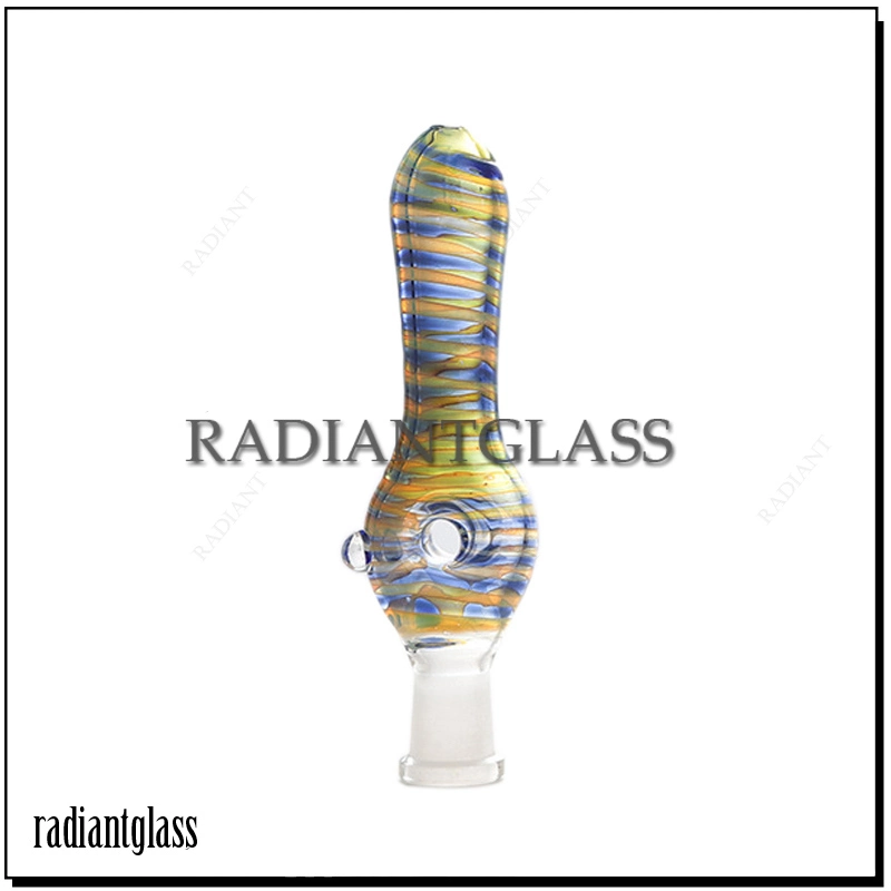 Smoking Accessories Transparent Glass Hand Tube Chillums