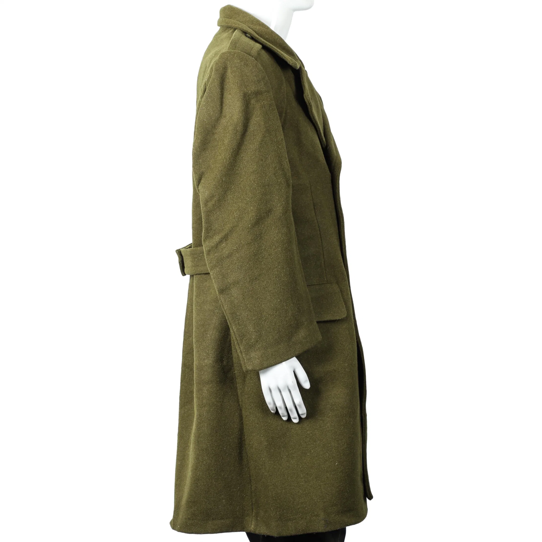 Autumn Fashion Men&prime; S Army Green Suede Coat