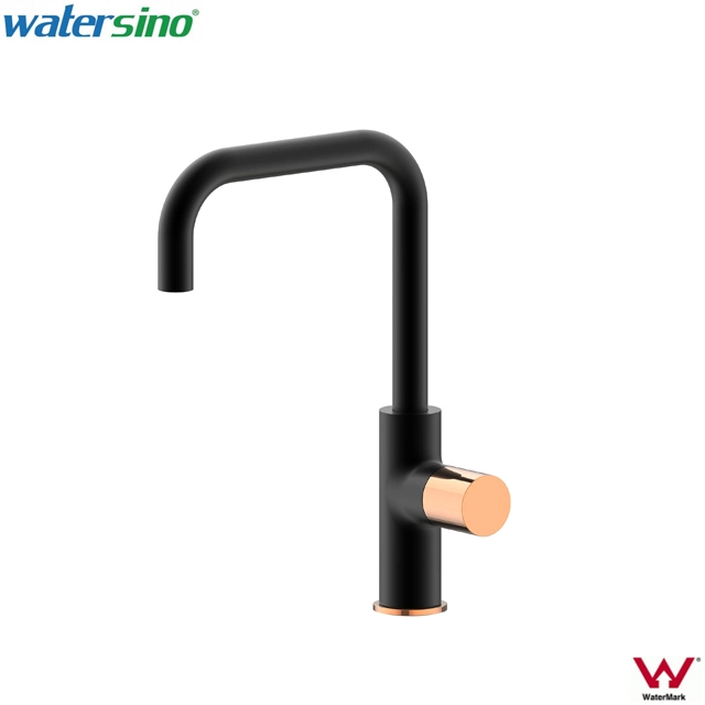 Watermark Sanitary Ware Chrome Brass Circular Kitchen Mixer Tap