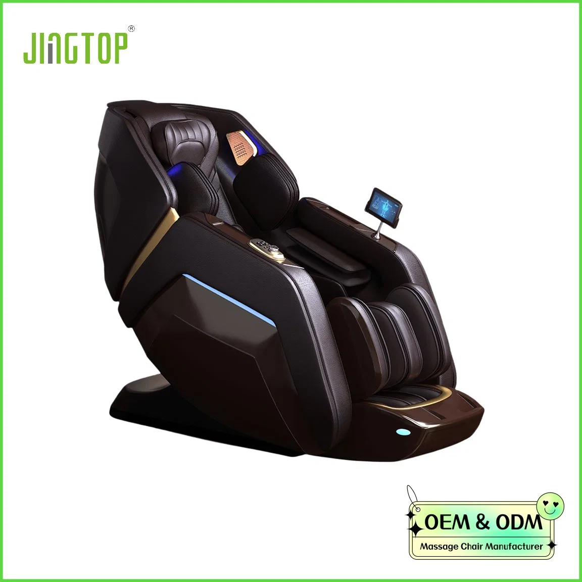 Jingtop Manufacture 3D 4D Best Price Kneading Blood Circulation Massage Chair Recliner