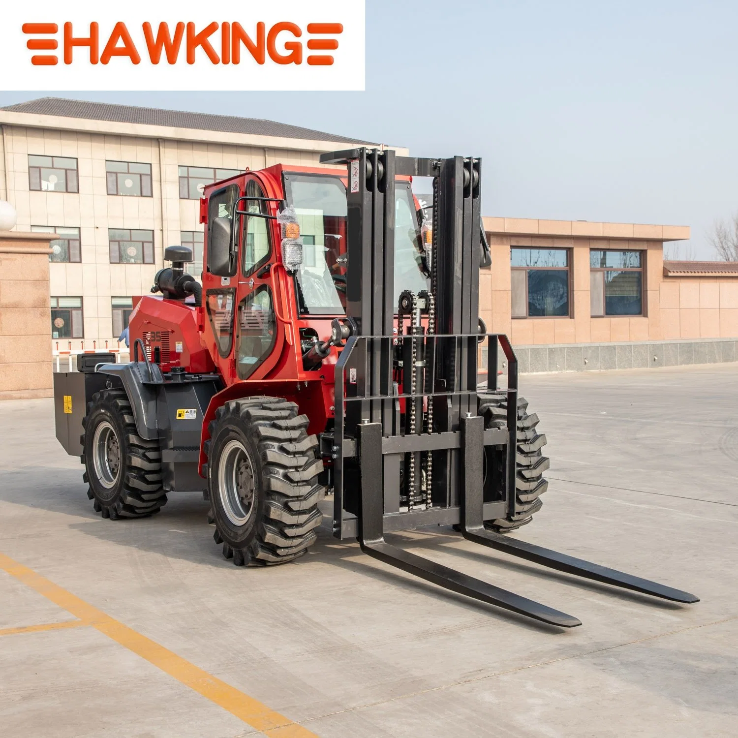 CE Certificate Hangcha Forklift Side Shift Electric Forklift Truck All Terrain Forklift