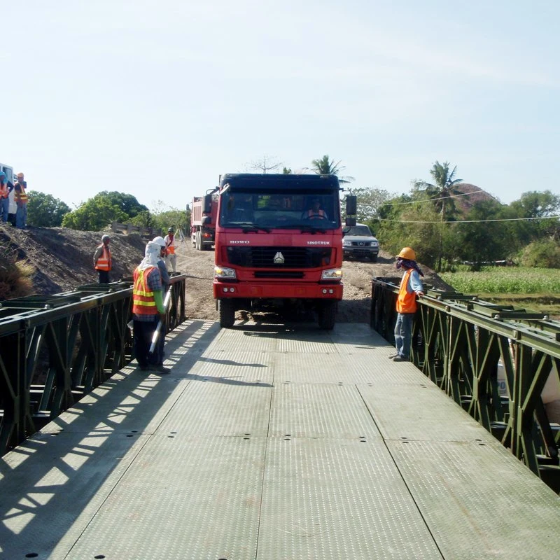 Utiliza el acero puente carretero puentes Bailey de metal para la venta