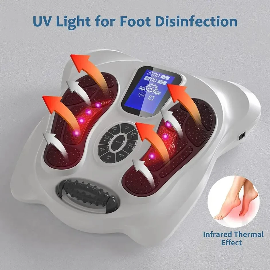 Nuevo tipo Masajeador de pie electromagnético terapia corporal y de la máquina TENS EMS Masajeador de pie