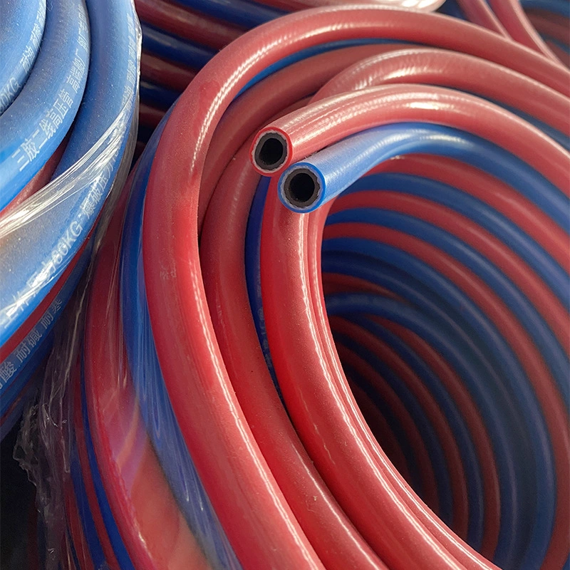 OEM ODM Flexible PVC Twin Welding Oxygen Acetylene Hose