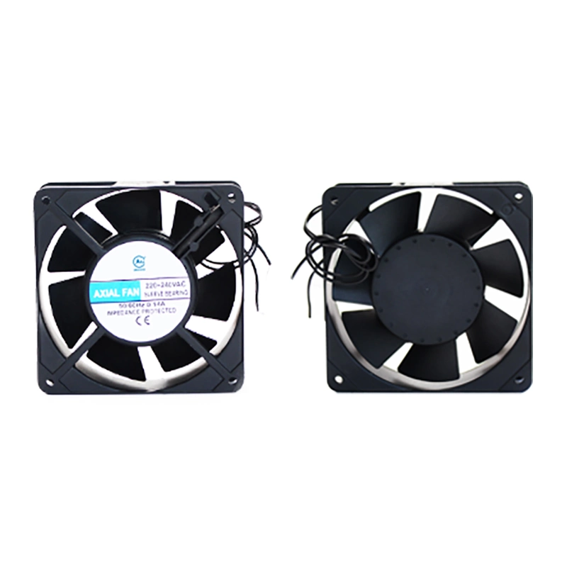 50Hz 60Hz 120mm Mini Fan 90cfm 100cfm AC Fan 12038 Axial Cooling Fan