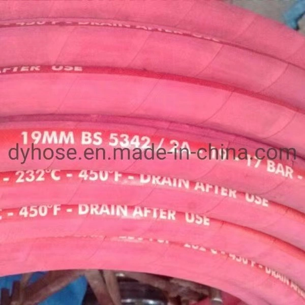 Flexible Heat Resistant EPDM High Pressure Steel Wire Spiral Reinforced Steam Pipe