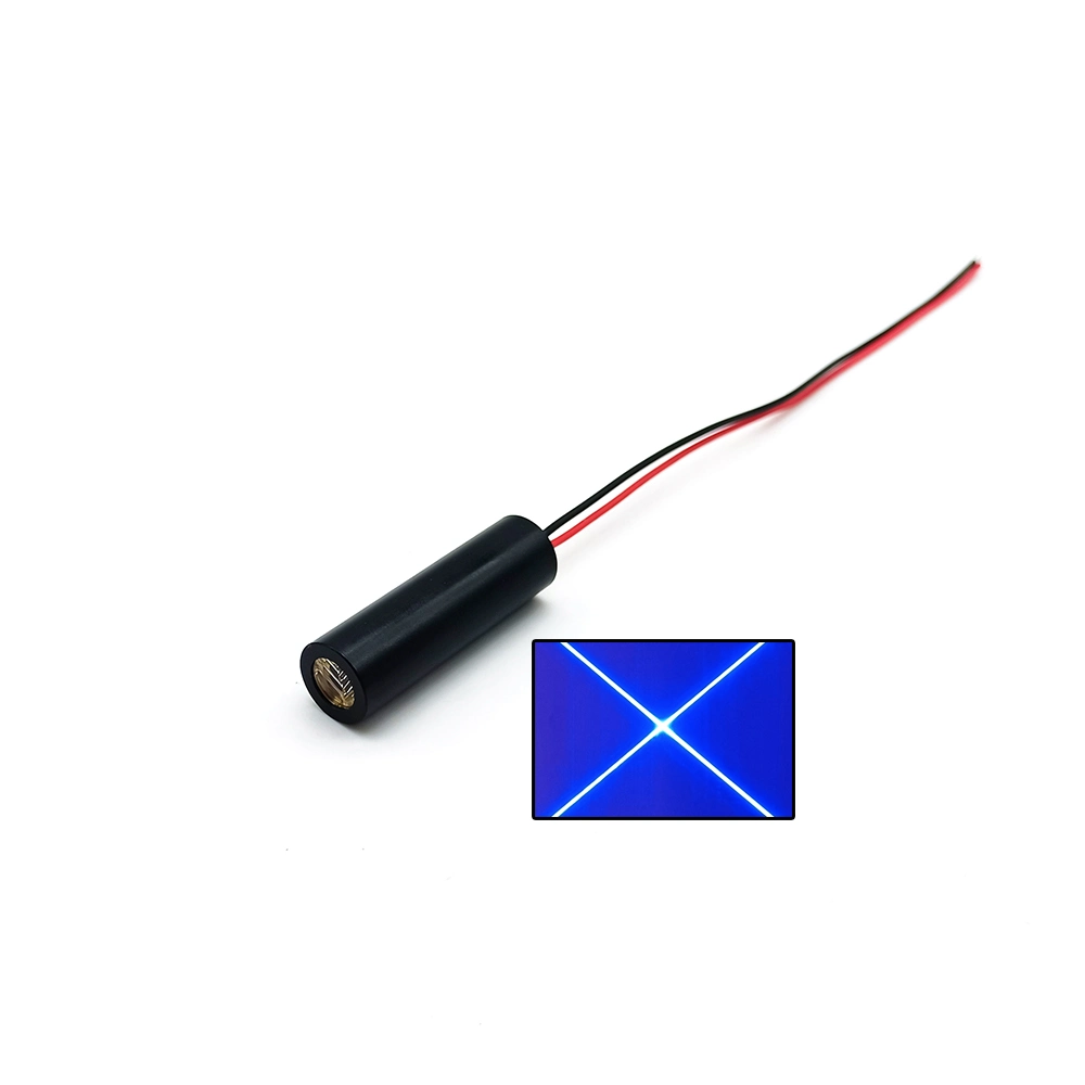 450nm 5MW Cross Line Laser Head Low Power Blue Violet Laser Module