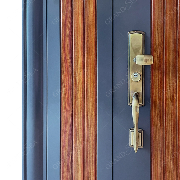 House Use Anti-Theft Interior Modern Strong Metal Exterior Steel Security Front Steel Doors