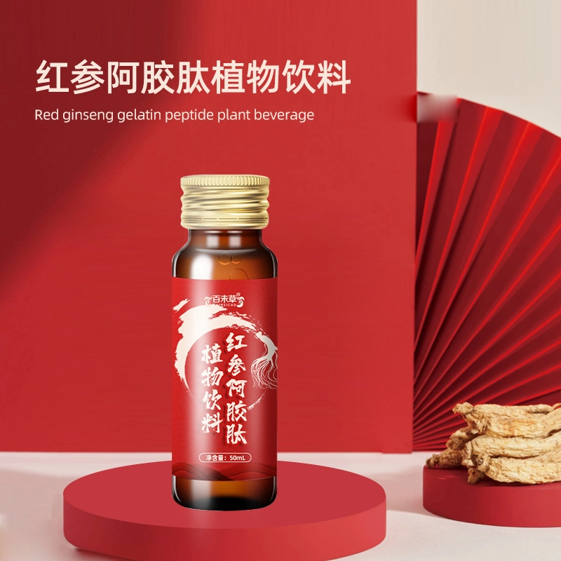 Red Ginseng Ejiao Peptide Pflanze trinken OEM