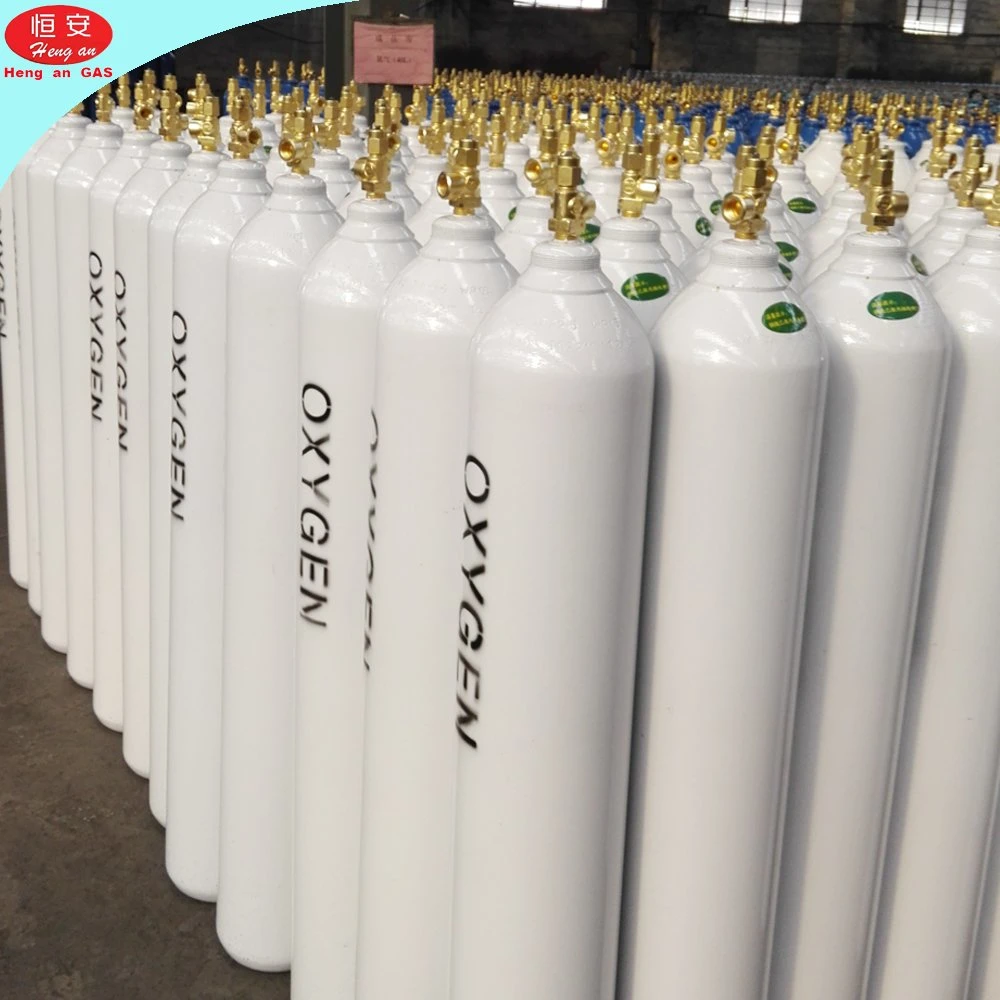 Wholesale Price Portable 40 Liter 150bar Oxygen Cylinder Filling 99.5% 99.999% Medical Oxygen