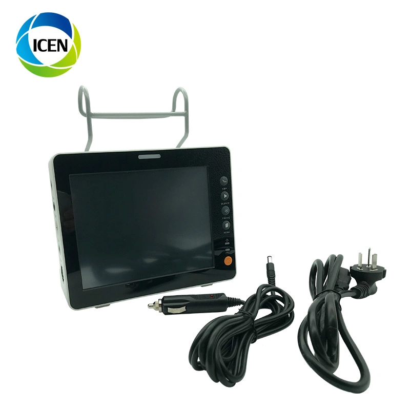 in-C004-1 CE Approved 8 Inch Color Screen Multi-Parameters Diagnosis Vital Signs Monitor ECG Patient Monitor