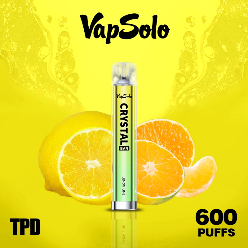 2ml E-Liquid Mini Bar Vaporizer vape 600puffs Electronic Cigarette Vape Pen From Vapsolo Crystal Series