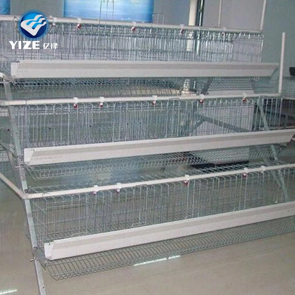 Second Hand Layer Cage Galvanized Steel Feeder Door Chicken Coop Customizable Large