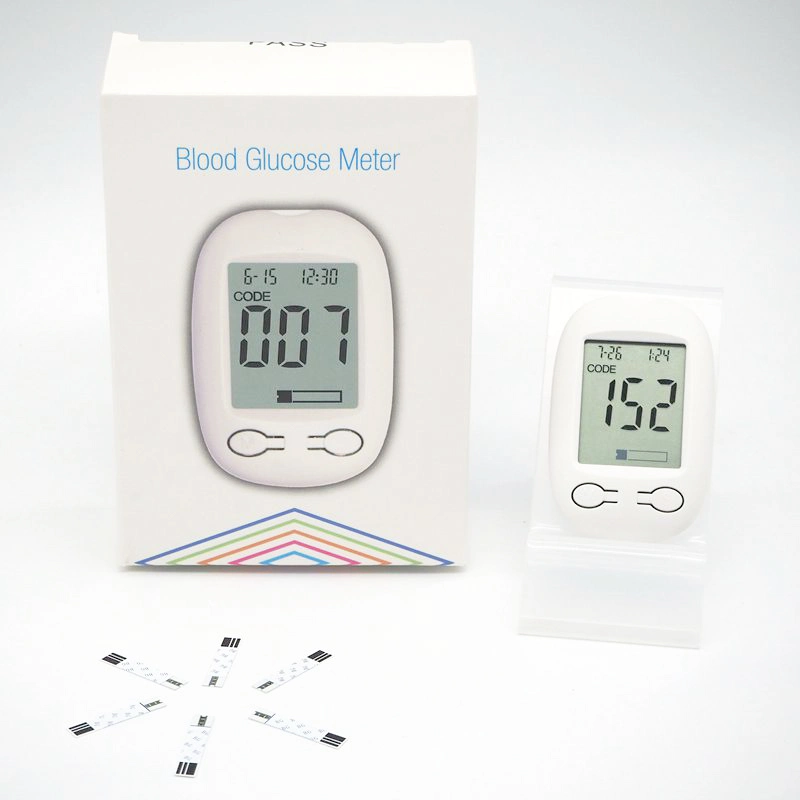 Easy to Operate LCD Screen Digital Large Font Blood Glucose Meter for Quick Reading