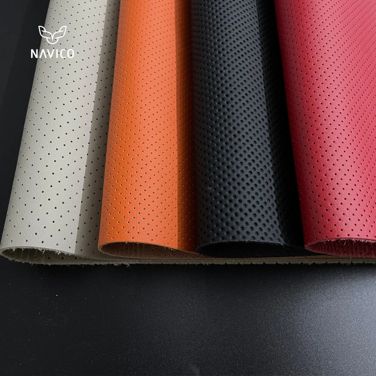 High-Quality Breathable Automotive Perforated Universal Leather Car Seat Perforated Car Leather