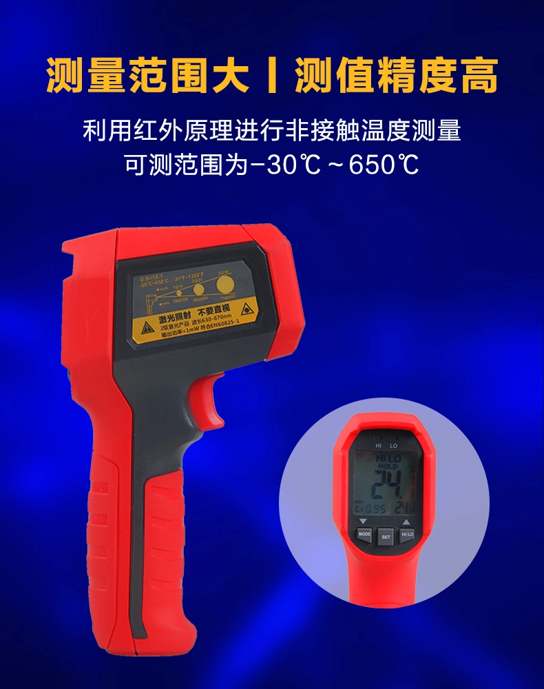 Cwg650 Intrinsically Safe Temperature Measuring Device Industrial Mining Use Infrared Thermometer