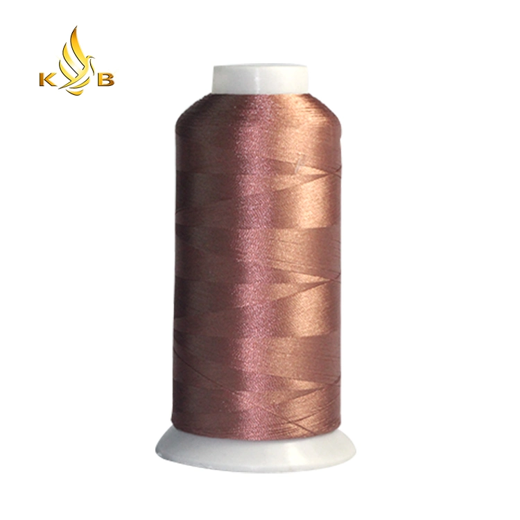 Kingeagle China Supplies Rainbow Color Rayon Embroidery Thread for Machine