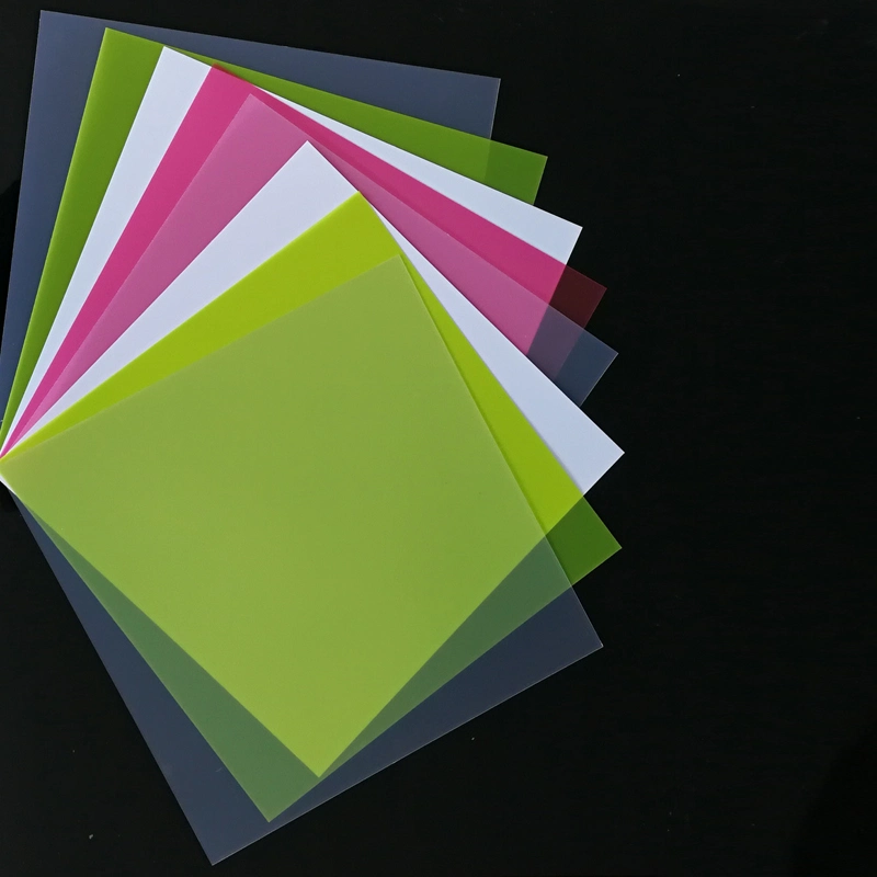 Colorful Plastic Sheet PVC APET PP PS Film and Sheet for Printing
