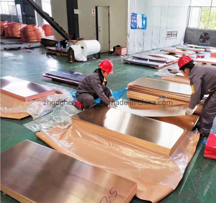 Plate/Sheet Pure Copper Sheet for Red Cooper Sheet/Plate Cheapest C12200 Copper China Copper Alloy Bronze Wholesale/Supplier Price 99.90%