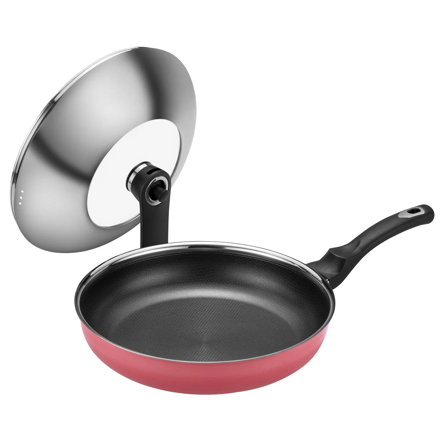 Best Seller Cookware Non-Stick Coating Stainless Steel Ceramic Outer Layer 30cm Frying Pan
