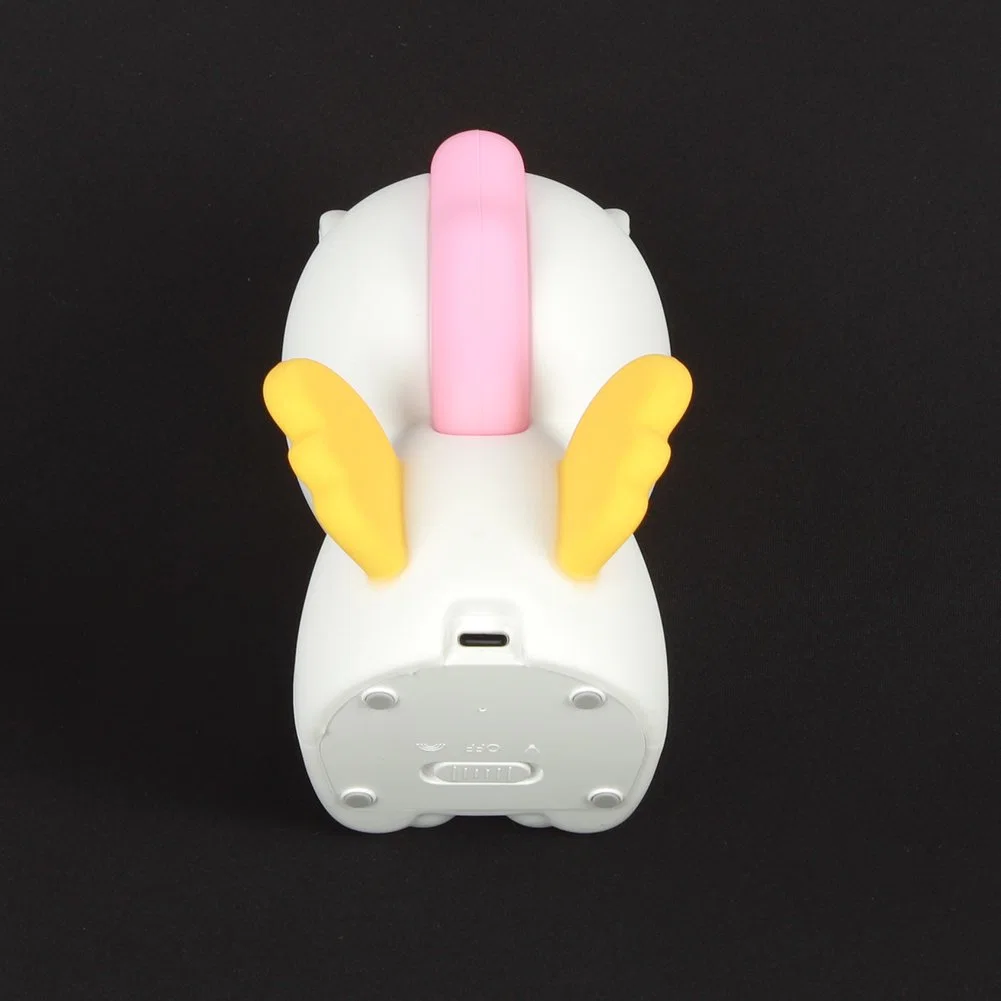 Yichen Unicorn Shaped Rechargeble LED Silicone Night Light with Touch RGB Light