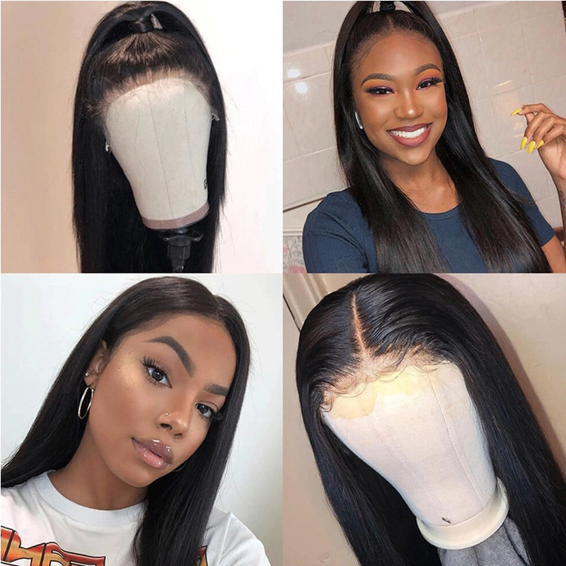 Remy Brazilian 100 Human Hair Wigs Body Wave Straight Lace Front Human Hair Wigs