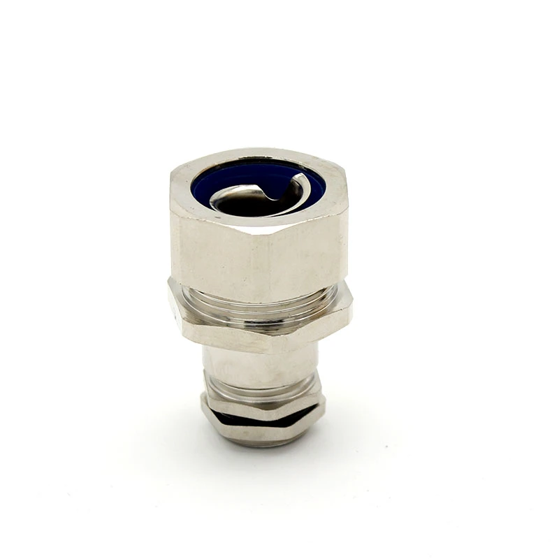 Nickel-Plated Brass Hose Connector M/Pg Metal Cable Gland