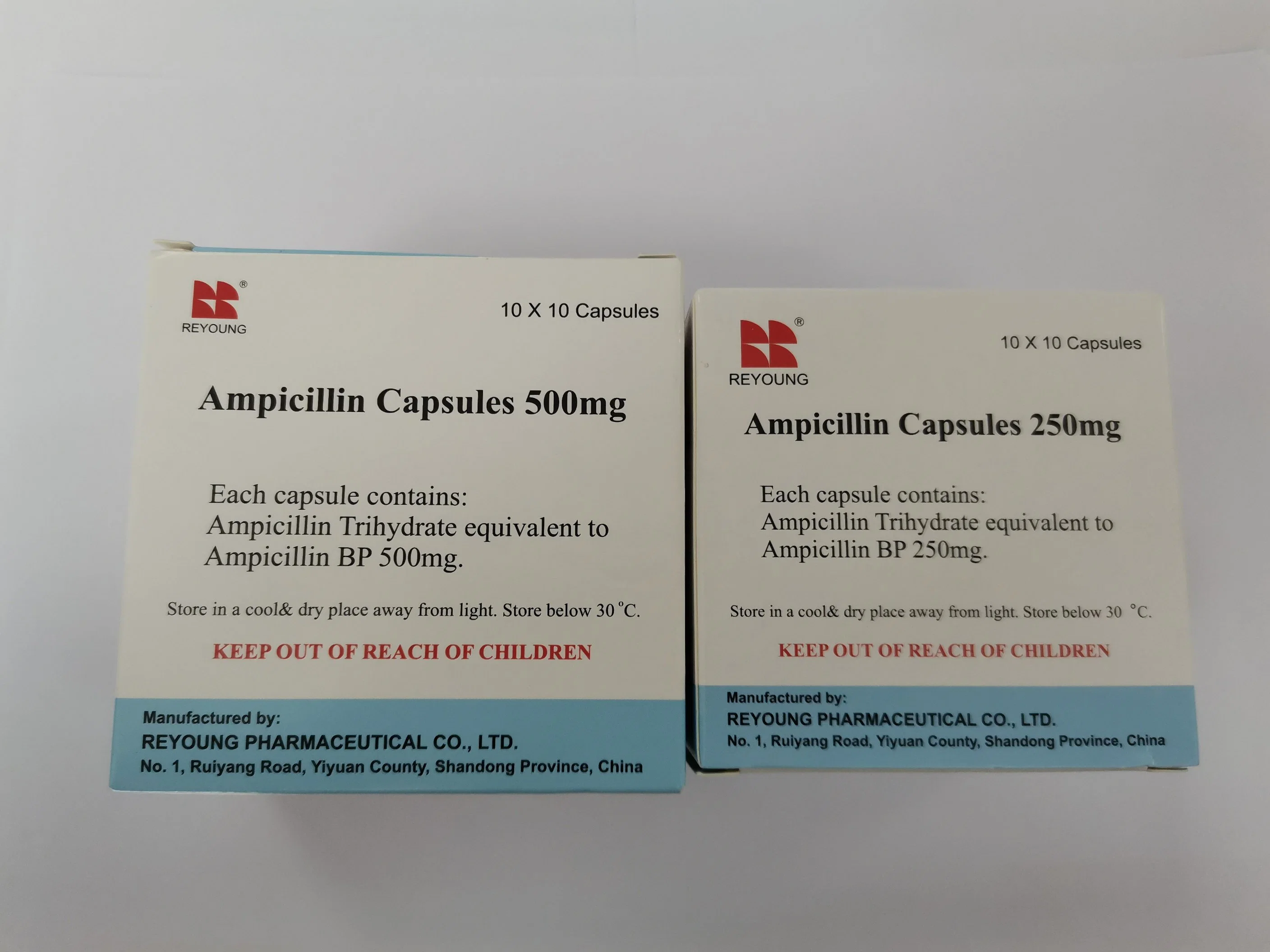 Las cápsulas de ampicilina500MG