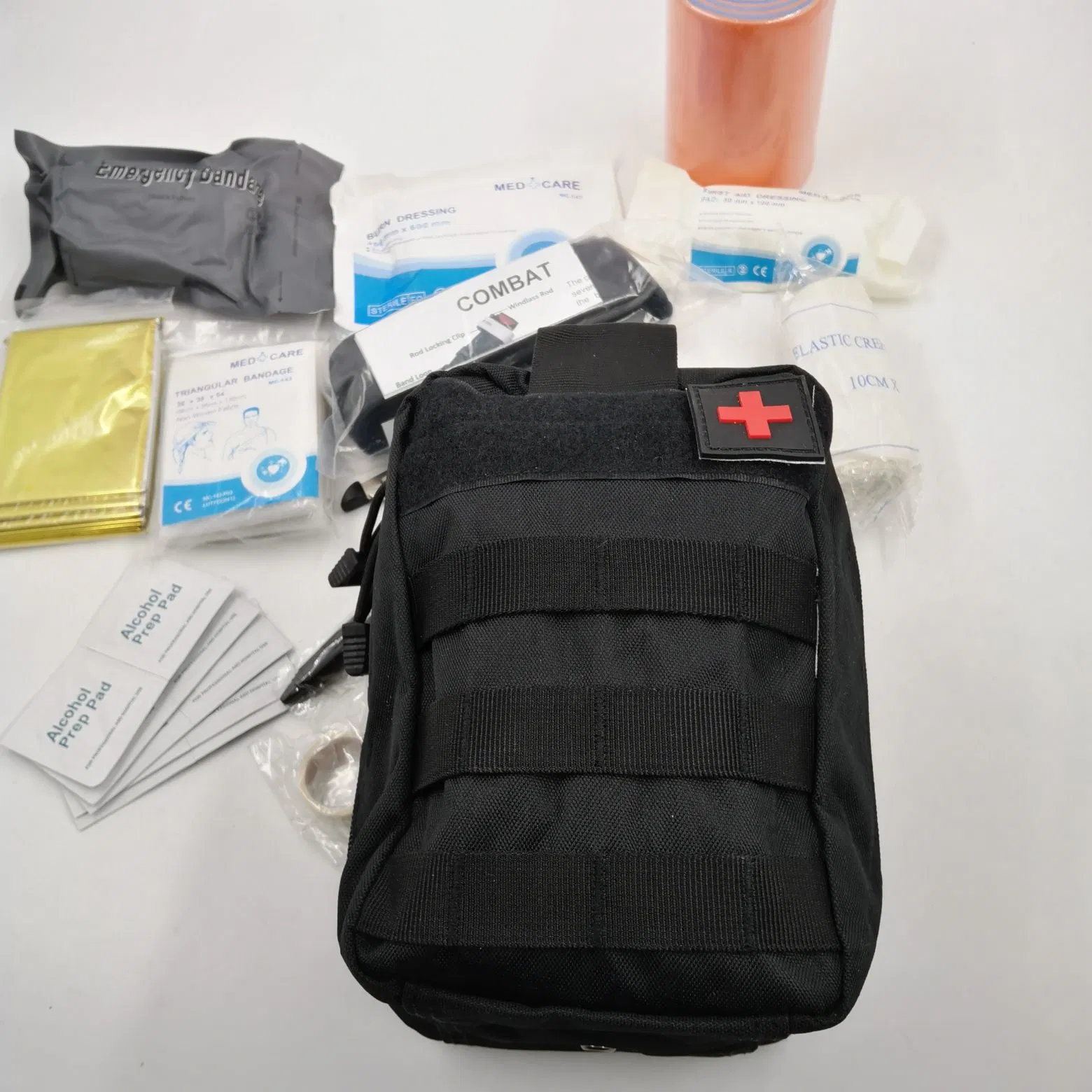 Kit de supervivencia de emergencia Bolsa de EMT táctico Botiquín de Primeros Auxilios Kit de herramientas de supervivencia médicos