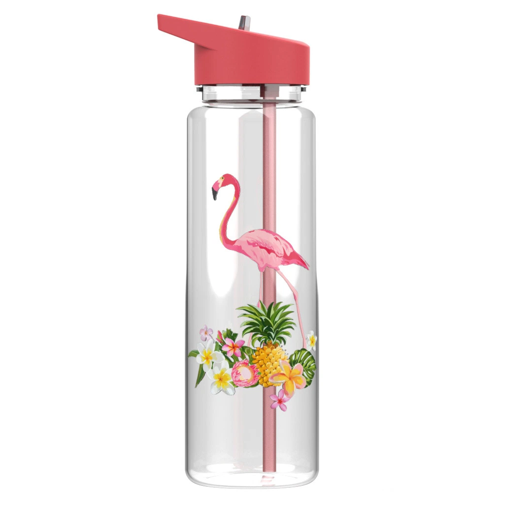 700ml BPA-Free High-Quality Funny Flamingo Lover Birthday Gift for Women Best Friend, Mom, Daughter - Drink More Water