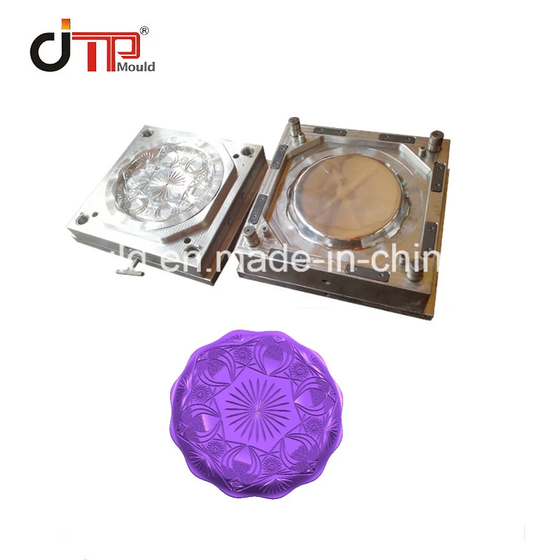 High quality/High cost performance Round Plate Fruit Storage Plastic Injection Plate Mould