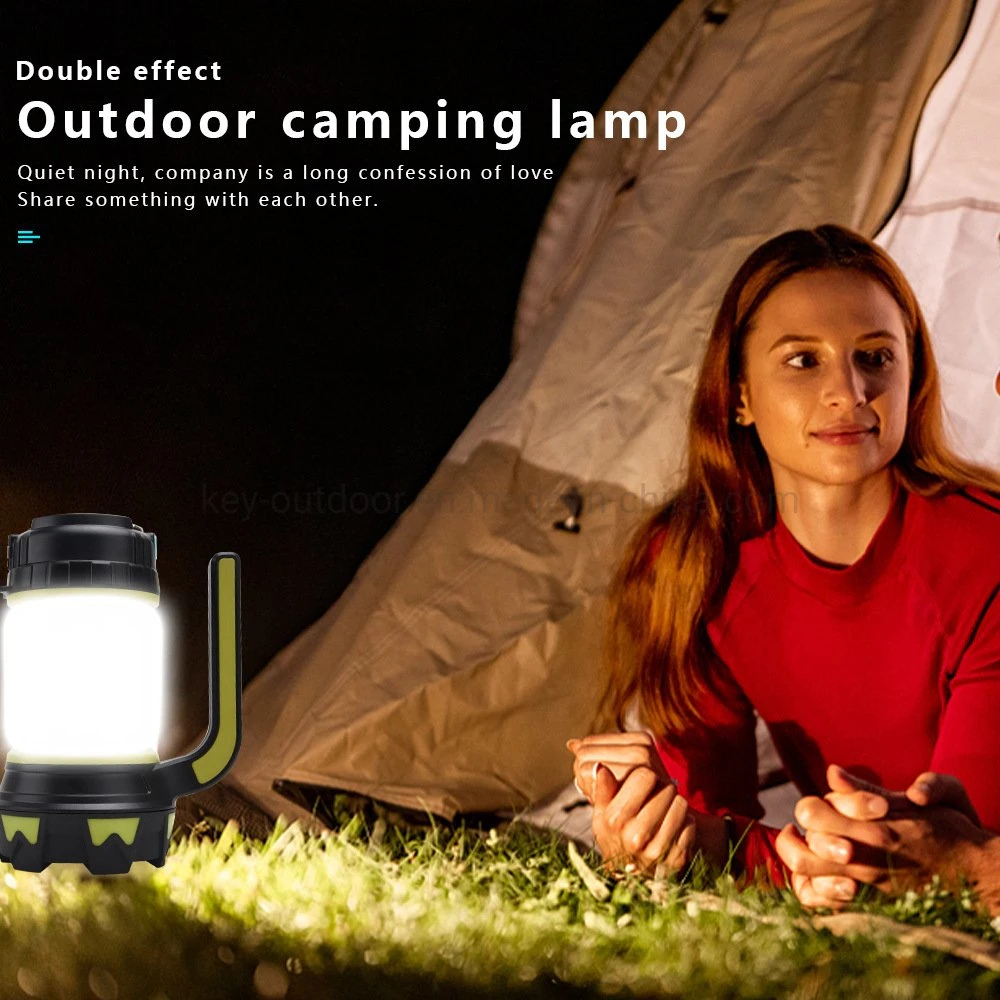 Lantern LED Camping Light USB Rechargeable Flashlight Dimmable Spotlight Work Light Waterproof Searchlight Emergency Light