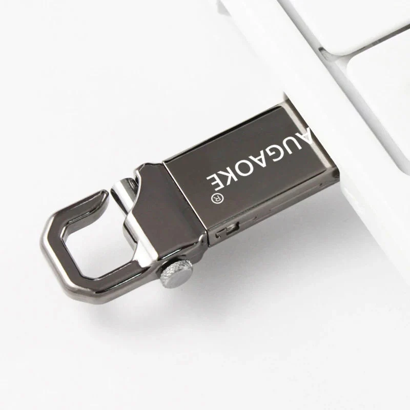 محرك أقراص USB محمول صغير معدني سعة 4 جيجابايت بسرعة 1 جيجابايت بسرعة 2 جيجابايت شعار مخصص سعة 16 جيجابايت وشريحة ذاكرة فارغة سعة 2.0 بيندDrive