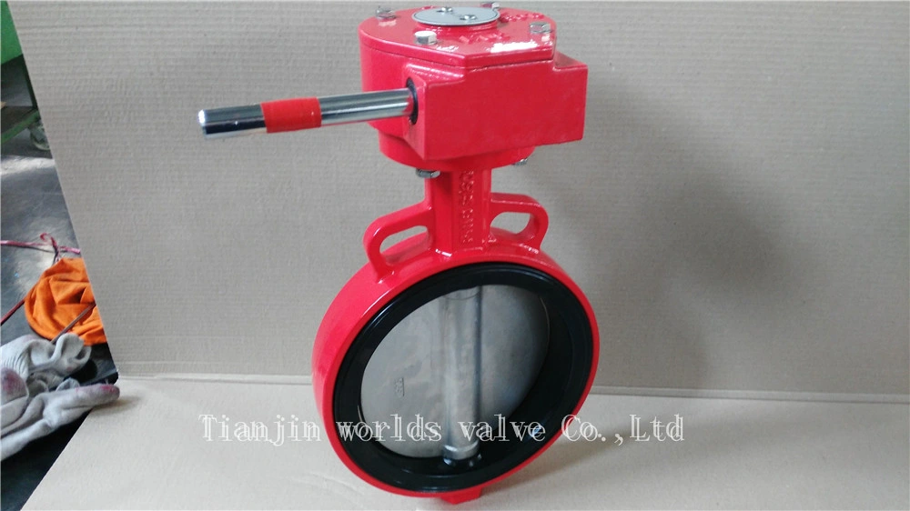 Bare Stem Shaft Wafer Type Butterfly Valve Pn6/Pn10/Pn16/ANSI125/ASME150/as Table D/Table E/JIS5K/JIS10K/JIS16K /JIS20K