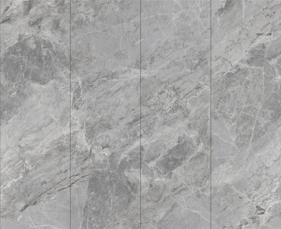 Pizza Gray Bathroom Wall Sintered Stone Slab Floor Large Marble Slab Floor