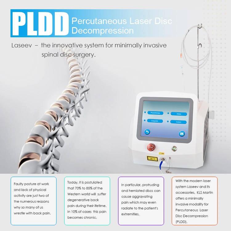 Diode laser double longueur d'onde 980nm 1470nm laser de traitement médical Pldd Machine