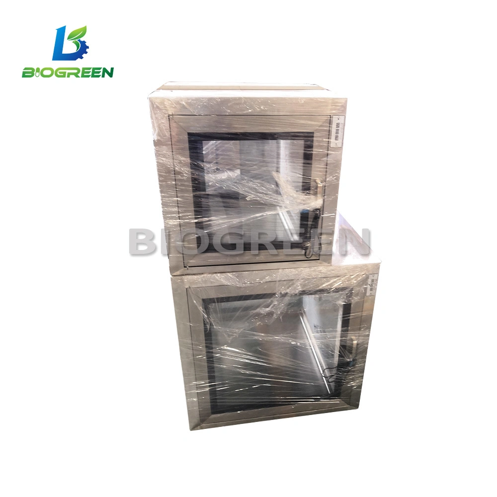 GMP Clean Room Pass Box Laminar Flow Box Stainless Steel Pass-Through Box for Pharmaceutical