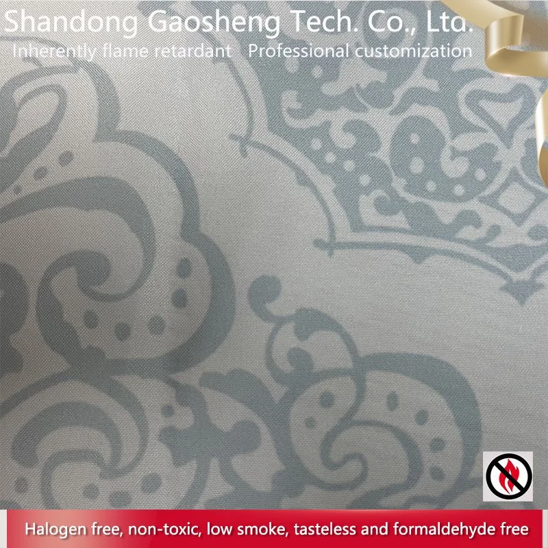 Hot Sale Pure Polyester Printed Flame Retardant Fabric for Home Textile