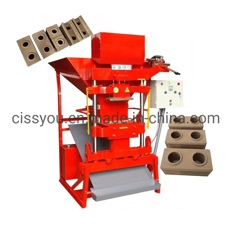 Kenya Manual Soil Cement Hand Press Clay Interlocking Brick Block Making Machine
