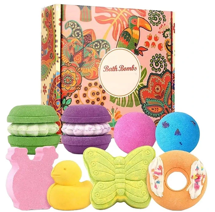 Natürliches Ätherisches Öl Bad Salzbomben Kinder Netter Organischer Vulkan Blase Bombe Aufhellung Bathbombs Bathbomb Herstellung Kit Design Form Bad Fizzer/Badbombe