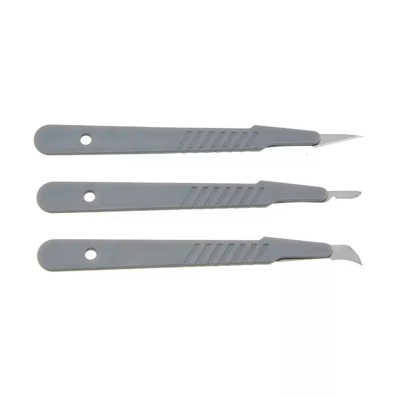 Disposable Stainless Steel Surgical Blade/Scalpel with Handle