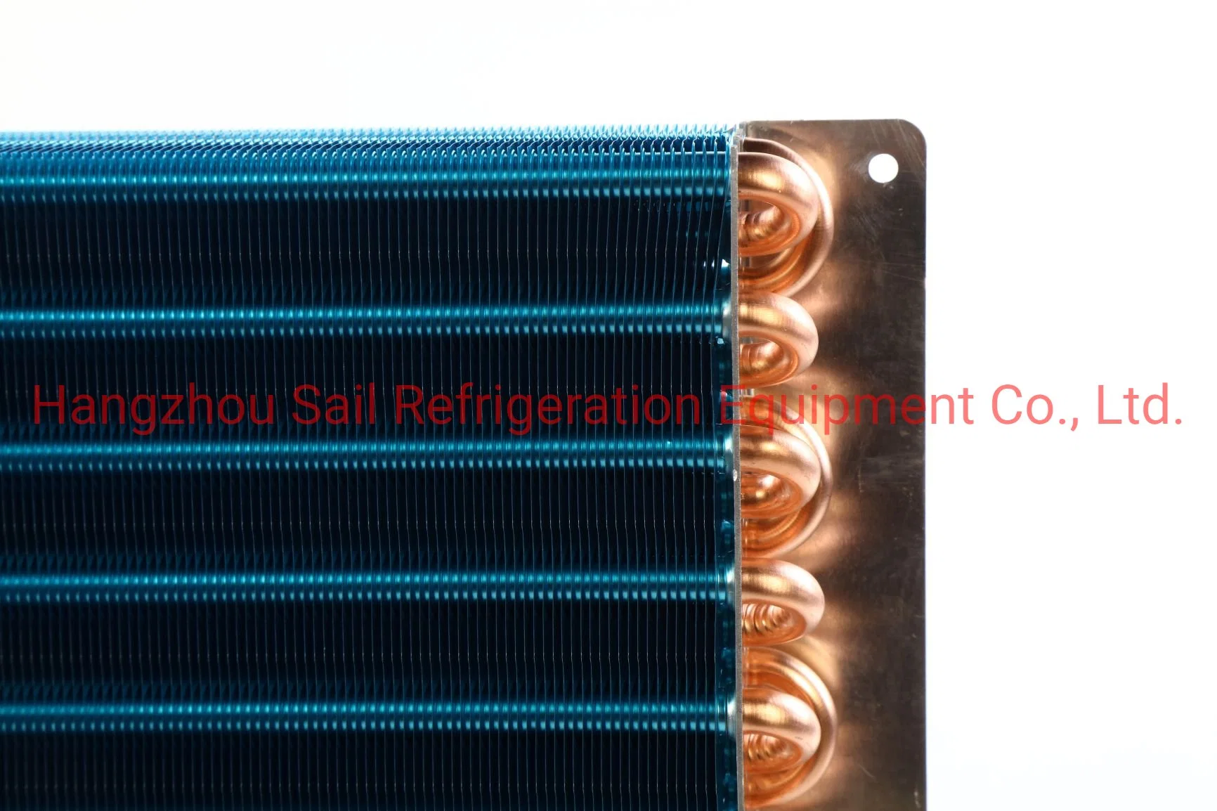 Aluminum End Plate Copper Tube Aluminum Fin Small Condenser Coil for Iran Market