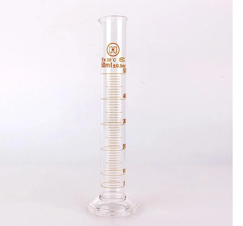 Laboratory Glassware Measuring Cylinder Glass Plastic 500ml 1000ml Graduated Cylinder Glassware Round Base Hexagonal Base