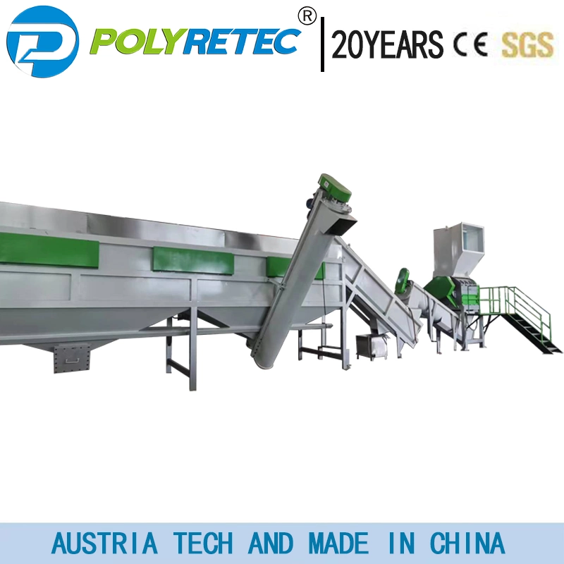 Low Noise and High Output Wear-Resistant Factory Plastic Pet Bottle Recycling Machine Line Waste Recyclage Pet Bottle Washing Plant