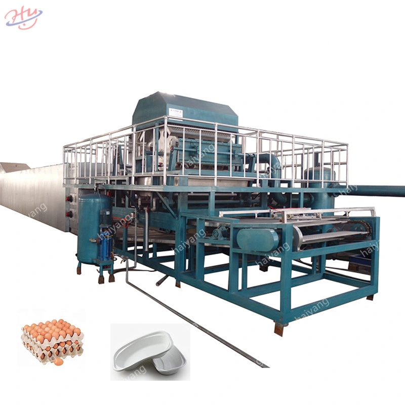 Good Service Medium Food Factory Paper Fruit Egg Tray Making Pulp Box Machine