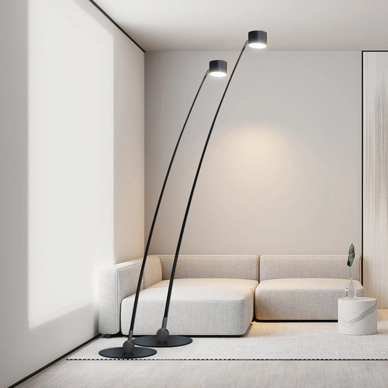 Designer Minimalist Modern Long Pole Living Room Floor Lamp, Villa Restaurant Lamp, Nordic Hotel Exhibition Hall Model Room Lamp